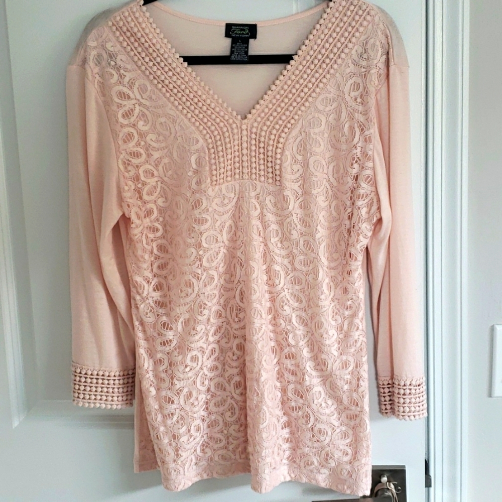 Light peach tunic